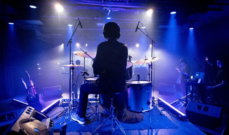 On the drums (2)