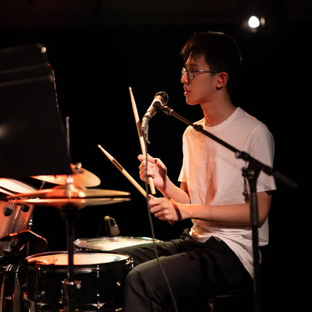 On the drums (1)